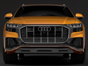 audi q8 50 tdi quattro s line 2018 3Dモデル