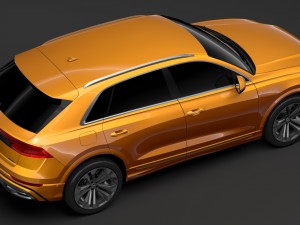 audi q8 50 tdi quattro s line 2018 3Dモデル