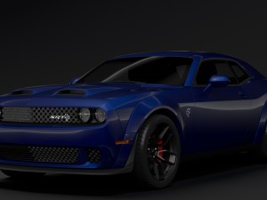 dodge challenger srt hellcat widebody lc 2019 3Dモデル