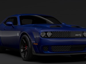 dodge challenger srt hellcat widebody lc 2019 3D Model