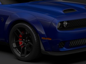 dodge challenger srt hellcat widebody lc 2019 3D Model