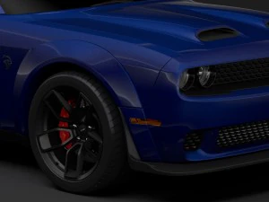 dodge challenger srt hellcat widebody lc 2019 3D Model