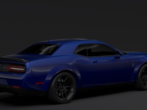 dodge challenger srt hellcat widebody lc 2019 3D Model