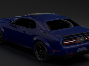 dodge challenger srt hellcat widebody lc 2019 3D Model