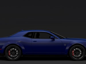 dodge challenger srt hellcat widebody lc 2019 3D Model