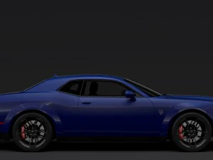 dodge challenger srt hellcat widebody lc 2019 3D Model
