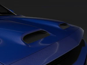dodge challenger srt hellcat widebody lc 2019 3D Model