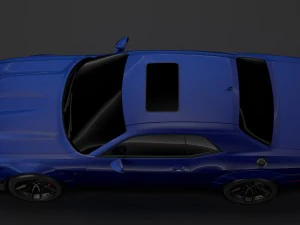 dodge challenger srt hellcat widebody lc 2019 3D Model