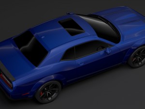 dodge challenger srt hellcat widebody lc 2019 3D Model