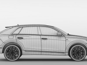 audi q8 55 tfsi quattro s line 2018 3D Model