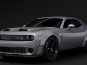 dodge challenger srt hellcat redeye widebody lc 2019 Model 3D