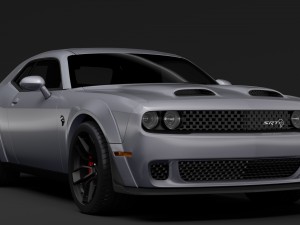 dodge challenger srt hellcat redeye widebody lc 2019 Model 3D
