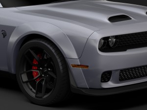 dodge challenger srt hellcat redeye widebody lc 2019 Model 3D