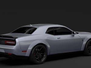 dodge challenger srt hellcat redeye widebody lc 2019 Model 3D