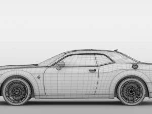 dodge challenger srt hellcat redeye widebody lc 2019 3D Model