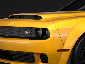 hennessey dodge challenger srt demon 2019 3D 模型