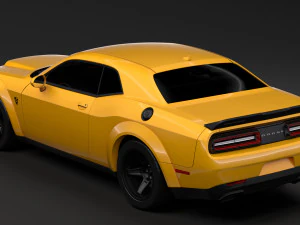 hennessey dodge challenger srt demon 2019 3D Model
