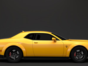 hennessey dodge challenger srt demon 2019 3D 模型