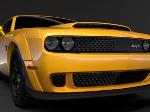 hennessey dodge challenger srt demon 2019 3D Model