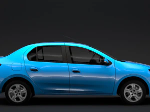 renault logan 2018 3D Model