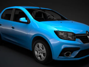 renault logan 2018 3D Model
