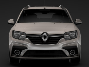 renault logan mcv 2018 3D मॉडल