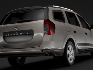 renault logan mcv 2018 3D मॉडल