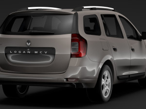 renault logan mcv 2018 3D मॉडल