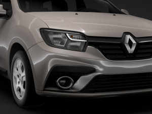 renault logan mcv 2018 3D मॉडल