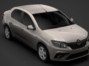 renault symbol 2018 3D Model
