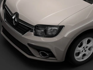 renault symbol 2018 3D Model