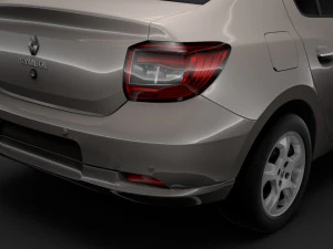 renault symbol 2018 3D Model
