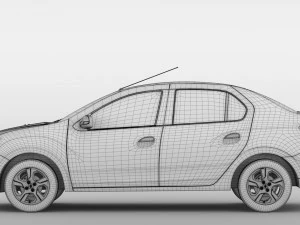 renault symbol 2018 3D Model