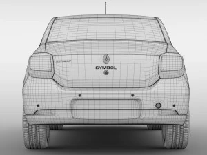 renault symbol 2018 3D Model