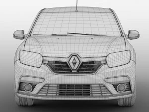 renault symbol 2018 3D Model