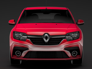 renault sandero 2018 Modelo 3D