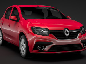 renault sandero 2018 Modelo 3D