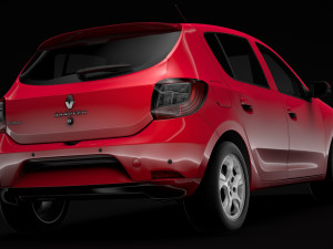renault sandero 2018 Modelo 3D