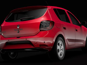renault sandero 2018 3D Model
