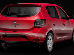renault sandero 2018 Modelo 3D