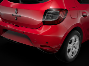 renault sandero 2018 Modelo 3D