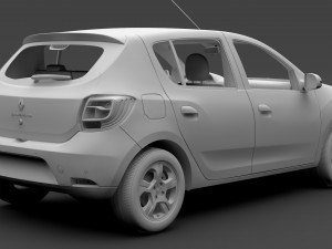 renault sandero 2018 Modelo 3D