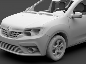 renault sandero 2018 Modelo 3D
