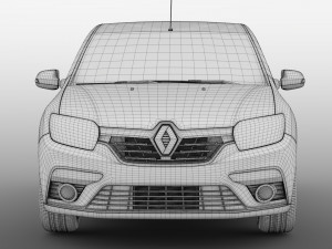 renault sandero 2018 Modelo 3D