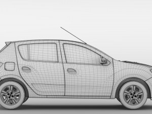 renault sandero 2018 Modelo 3D