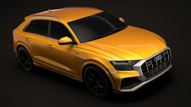 audi q8 50 tdi quattro s line vorsprung edition 2018 3D मॉडल .c4d .max .obj .3ds .fbx .stl .blend 