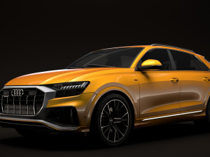 audi q8 50 tdi quattro s line vorsprung edition 2018 3D मॉडल