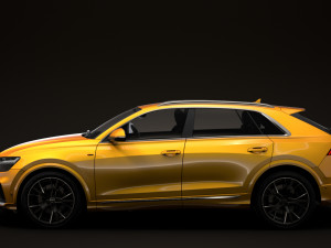audi q8 50 tdi quattro s line vorsprung edition 2018 3D मॉडल