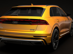 audi q8 50 tdi quattro s line vorsprung edition 2018 3D मॉडल