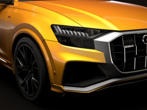 audi q8 50 tdi quattro s line vorsprung edition 2018 3D मॉडल